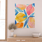 Pop Mangoes Tropical Fruit Series Wall Tapestry Gallery Image 2