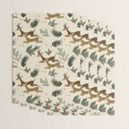 winter deer // repeat pattern Wrapping Paper Gallery Image 3