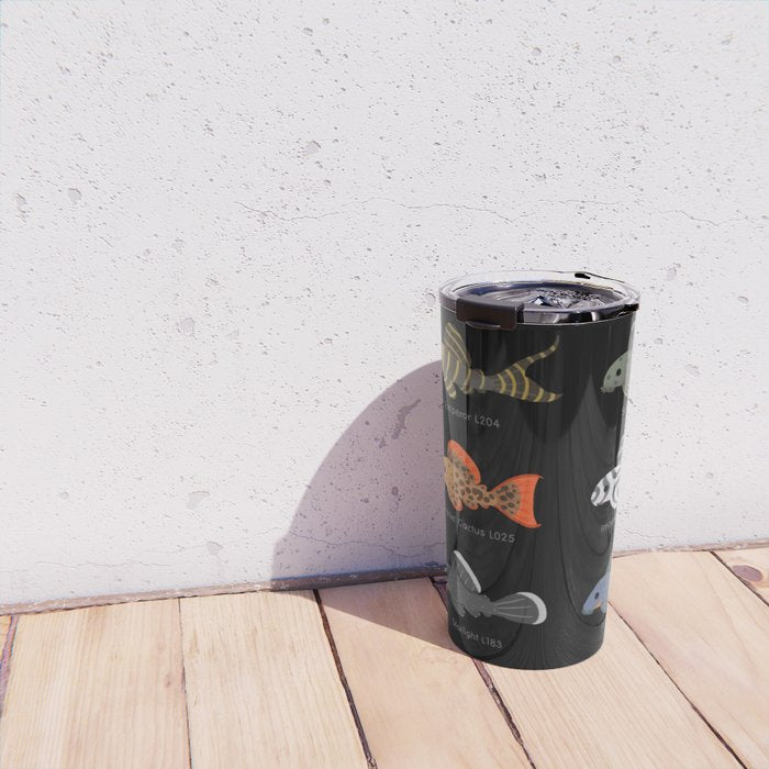 Pleco! - white Travel Mug Gallery Image 4