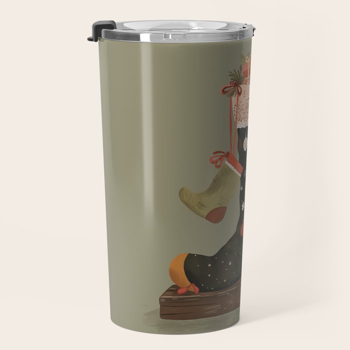 Joyful Stockings II Travel Mug Gallery Image 3