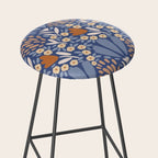 Winter Flower Field - Muted Colors Stool Gallery Image 2