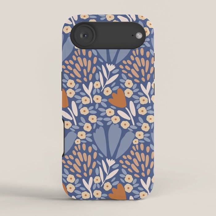 Winter Flower Field - Muted Colors iPhone Case Gallery Image 2