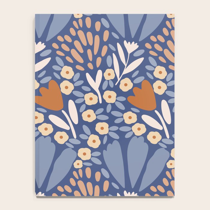 Winter Flower Field - Muted Colors Notebook Gallery Image 4