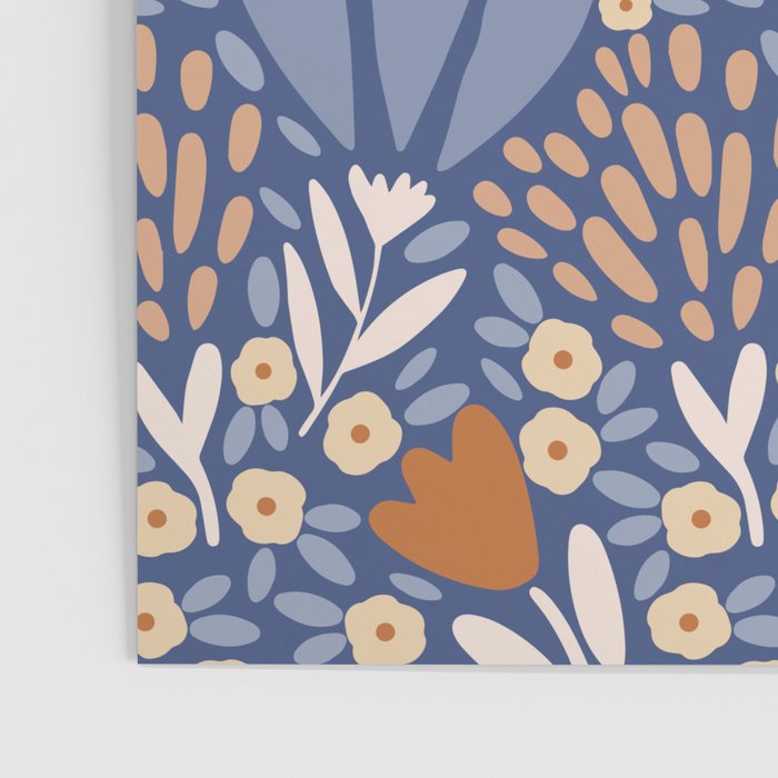 Winter Flower Field - Muted Colors Poster Gallery Image 3