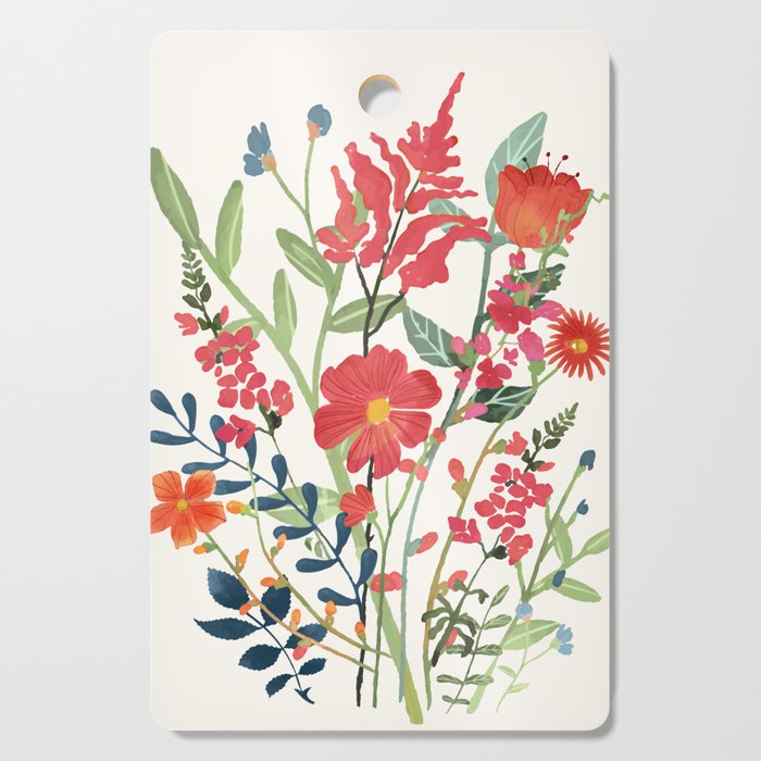 Beautiful Flowers Cutting Board Gallery Image 1