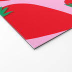 Big Strawberry Fruit with Cut-out Love words Welcome Mat Gallery Image 2