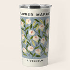 Flower Market No. 5 Travel Mug Gallery Image 1