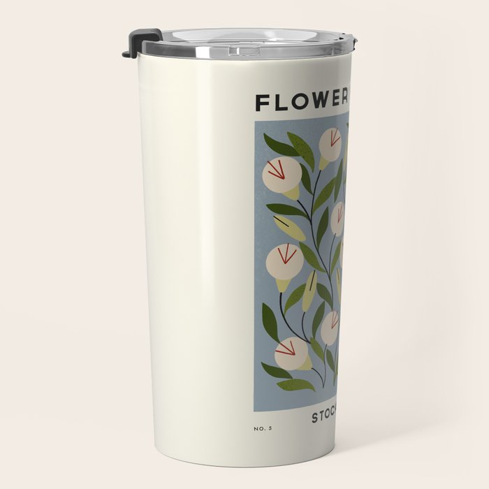 Flower Market No. 5 Travel Mug Gallery Image 3