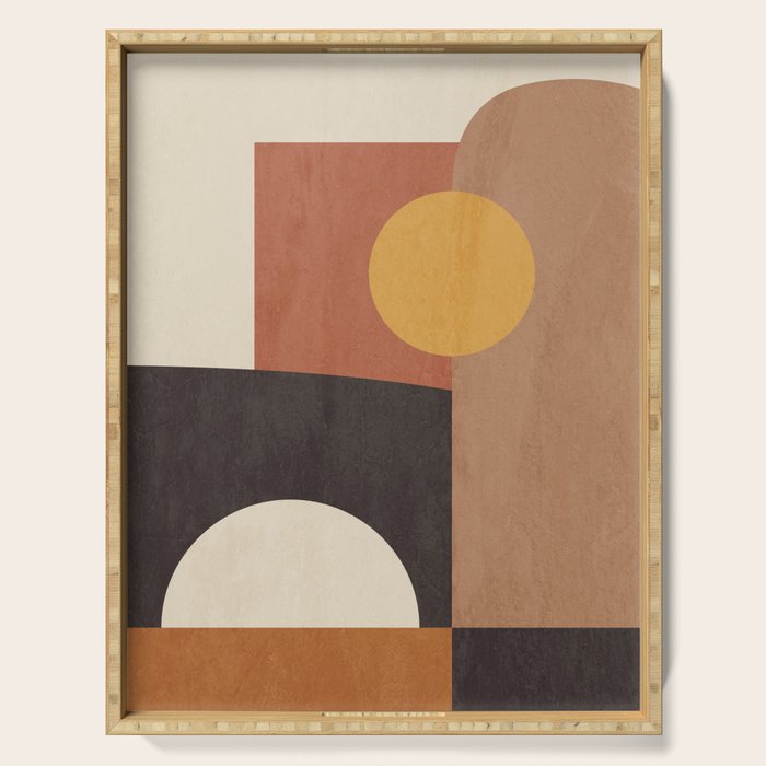 geometric abstract 41 Serving Tray Gallery Image 1