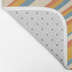 Wavy Stripes XX - Retro Summer Bath Mat Gallery Image 2