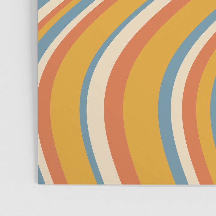 Wavy Stripes XX - Retro Summer Poster Gallery Image 3