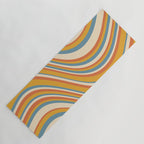 Wavy Stripes XX - Retro Summer Yoga Mat Gallery Image 1