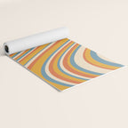 Wavy Stripes XX - Retro Summer Yoga Mat Gallery Image 2
