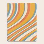 Wavy Stripes XX - Retro Summer Notebook Gallery Image 4