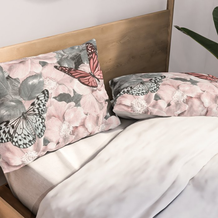 WOMAN WITH FLOWERS 10 Pillow Sham Gallery Image 2