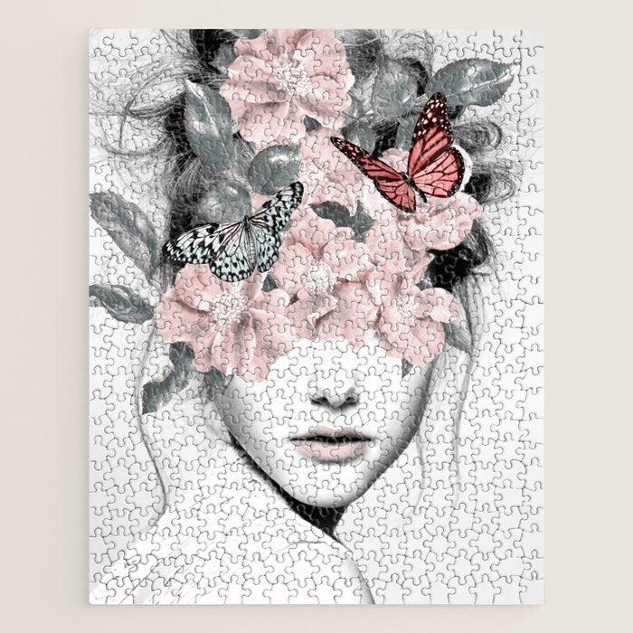 WOMAN WITH FLOWERS 10 Jigsaw Puzzle Gallery Image 1