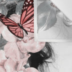 WOMAN WITH FLOWERS 10 Wall Tapestry Gallery Image 3