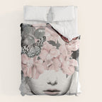WOMAN WITH FLOWERS 10 Duvet Cover Gallery Image 6