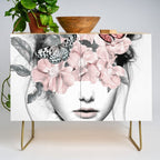 WOMAN WITH FLOWERS 10 Credenza Gallery Image 1