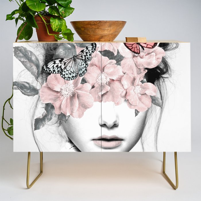 WOMAN WITH FLOWERS 10 Credenza Gallery Image 1