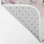WOMAN WITH FLOWERS 10 Bath Mat Gallery Image 2