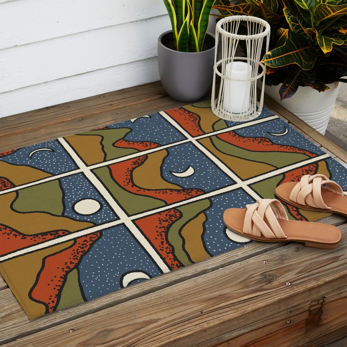 Starry Nights Outdoor Rug Gallery Image 2