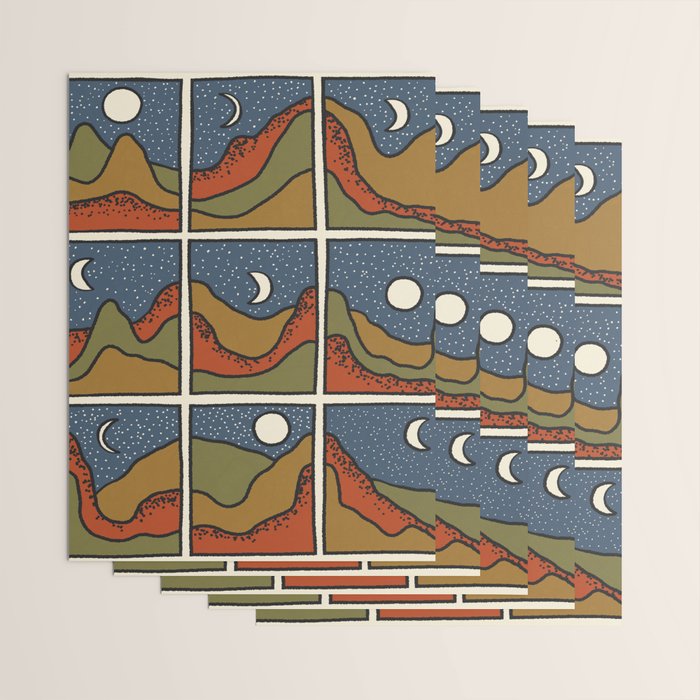 Starry Nights Wrapping Paper Gallery Image 3