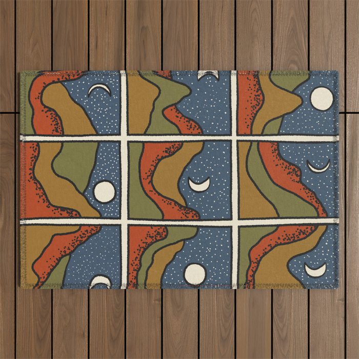 Starry Nights Outdoor Rug Gallery Image 1