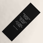 Between stimulus and response, there is a space. Viktor Frankl Quote Yoga Mat Gallery Image 1