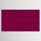 Mud Cloth in Raspberry Tablecloth Gallery Image 2