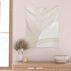 terrain âÂ tan Wall Tapestry Gallery Image 2