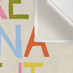You're Gonna Make it After All - Inspirational Affirmation in Rainbow Colors Wall Tapestry Gallery Image 3
