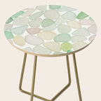 Sea Glass Collection - Soft Pastels Side Table Gallery Image 2