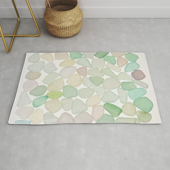 Sea Glass Collection - Soft Pastels Rug Gallery Image 1