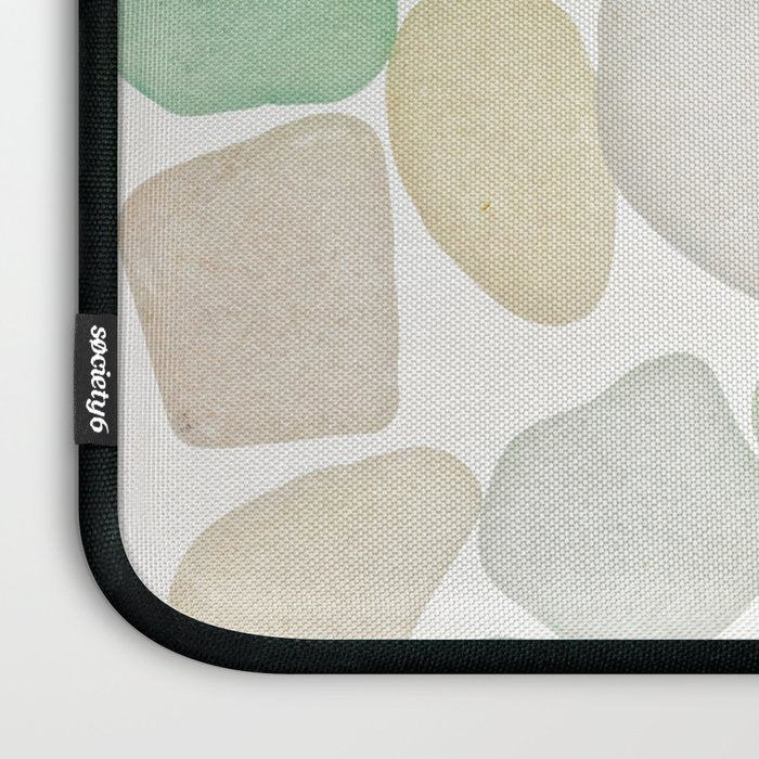 Sea Glass Collection - Soft Pastels Laptop Sleeve Gallery Image 3