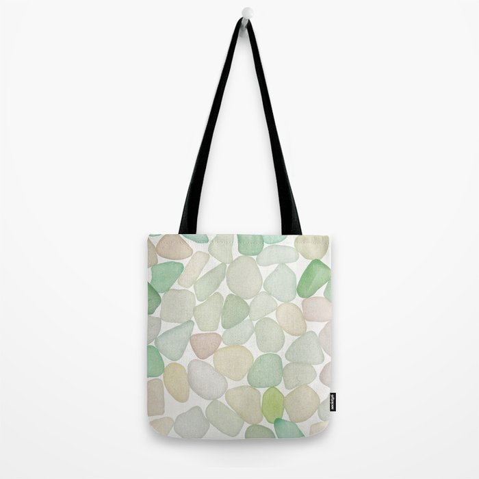 Sea Glass Collection - Soft Pastels Tote Bag Gallery Image 2