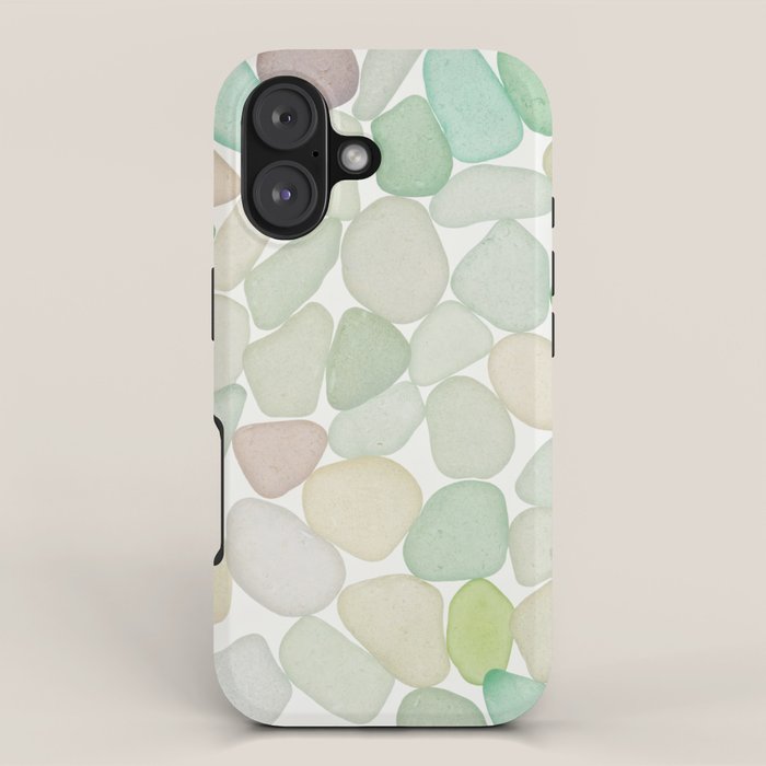Sea Glass Collection - Soft Pastels iPhone Case Gallery Image 1