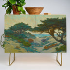 Granville Redmond Carmel Coast Oil Painting Vintage American Art Credenza Gallery Image 1