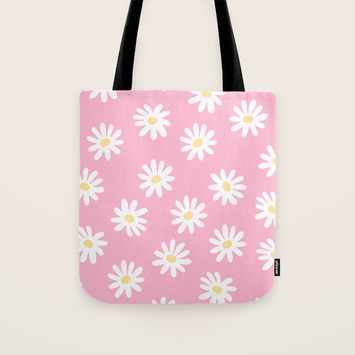 Pink Daisy Daydream Tote Bag Gallery Image 1