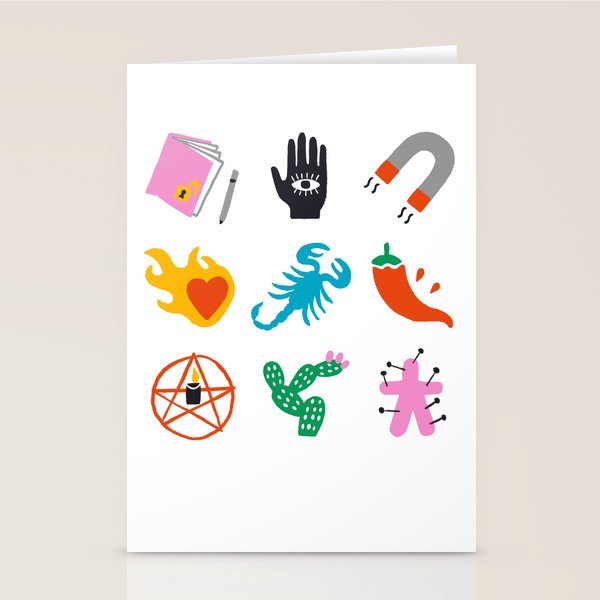Scorpio Emoji Stationery Card Gallery Image 2