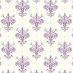 French Lavender Fleur De Lis Coffee Mug Gallery Image 2