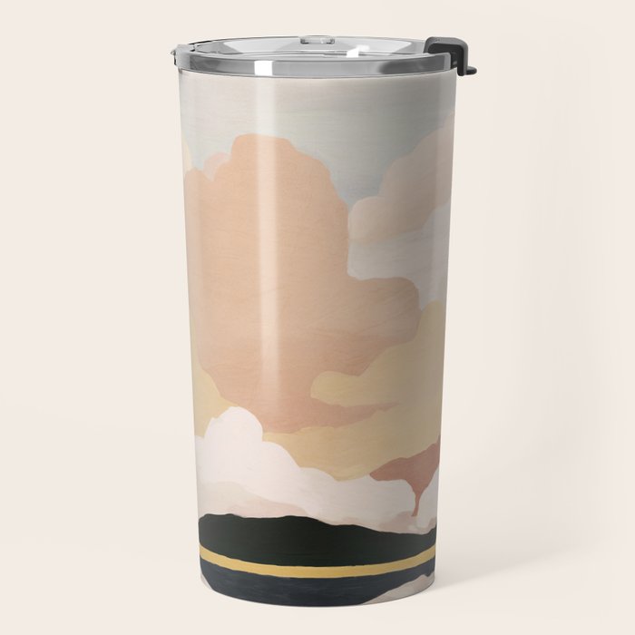 Soft Cloudscape Travel Mug Gallery Image 2