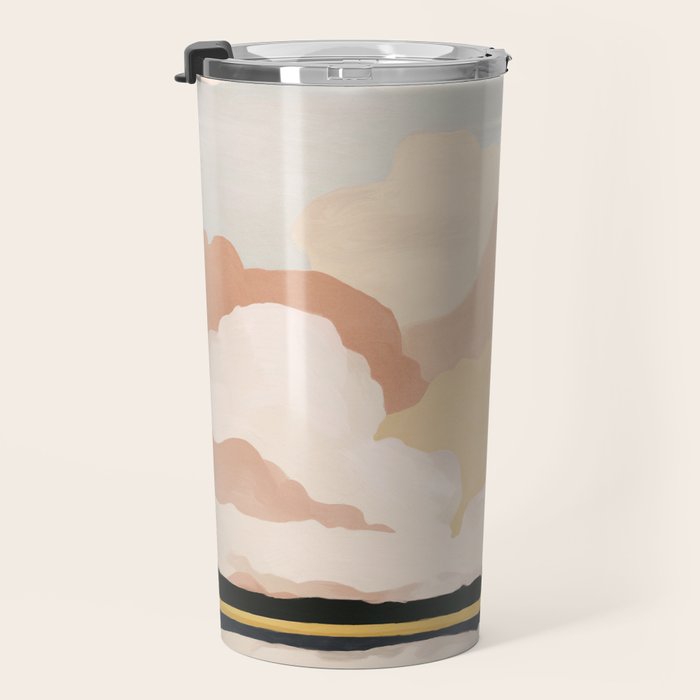 Soft Cloudscape Travel Mug Gallery Image 3
