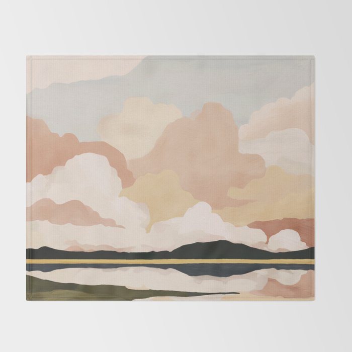 Soft Cloudscape Throw Blanket Gallery Image 2