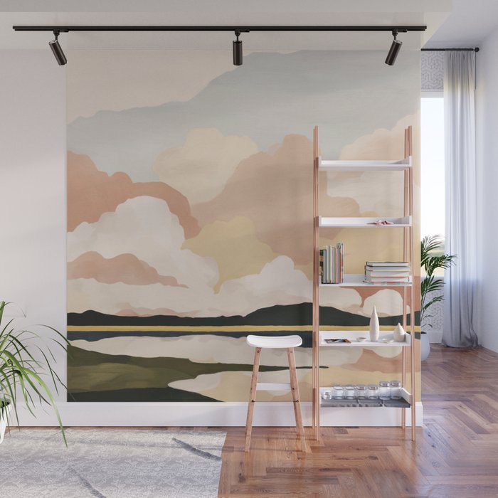 Soft Cloudscape Wall Mural Gallery Image 1