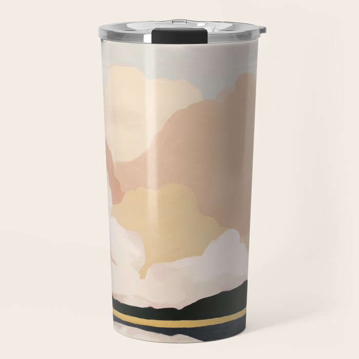 Soft Cloudscape Travel Mug Gallery Image 1