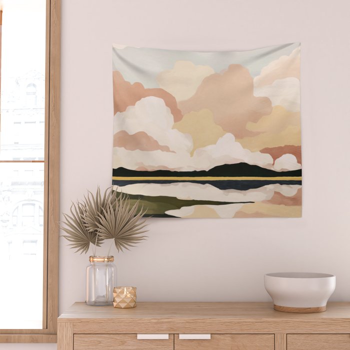 Soft Cloudscape Wall Tapestry Gallery Image 2