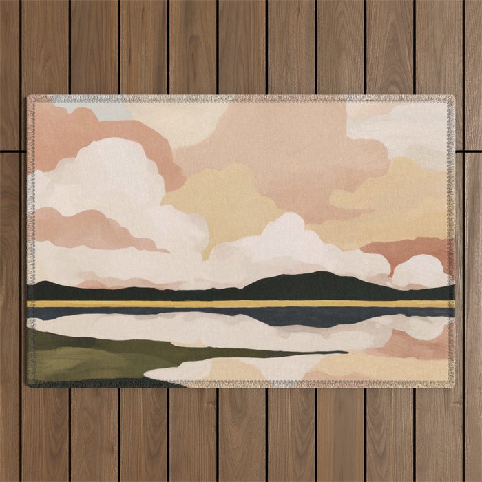 Soft Cloudscape Outdoor Rug Gallery Image 1
