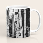 Aspen Forest - Black And White Nature Photography Coffee Mug Gallery Image 1