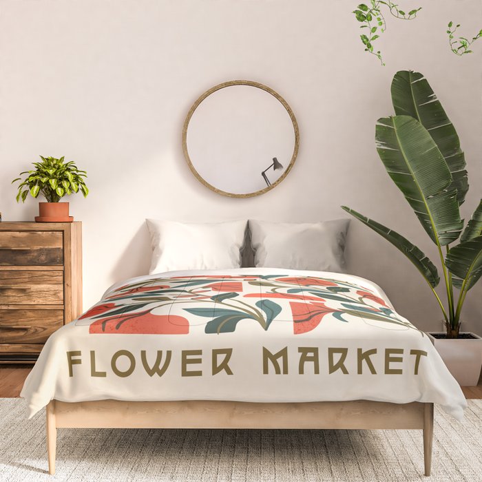 Nouveau Flower Market 1 Comforter Gallery Image 3